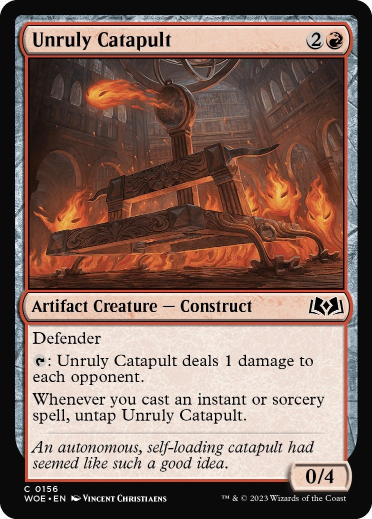 Image for Unruly Catapult (Wilds of Eldraine) (156) - Magic: The Gathering