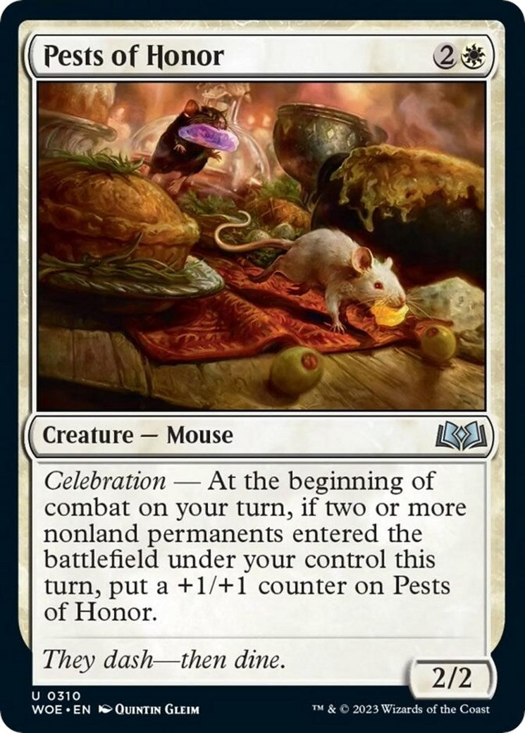 Image for Pests of Honor (Wilds of Eldraine) (310) - Magic: The Gathering