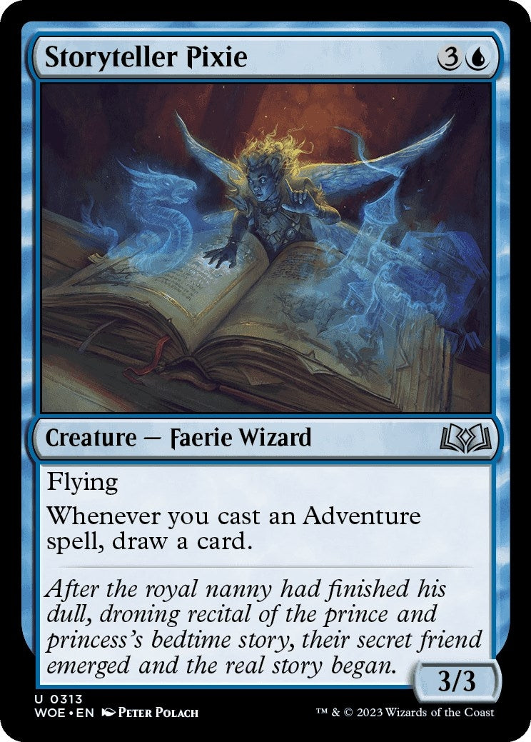 Image for Storyteller Pixie (Wilds of Eldraine) (313) - Magic: The Gathering