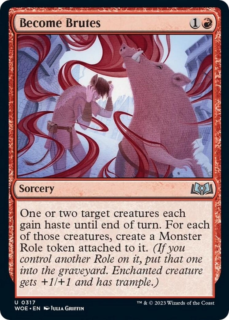 Image for Become Brutes (Wilds of Eldraine) (317) - Magic: The Gathering