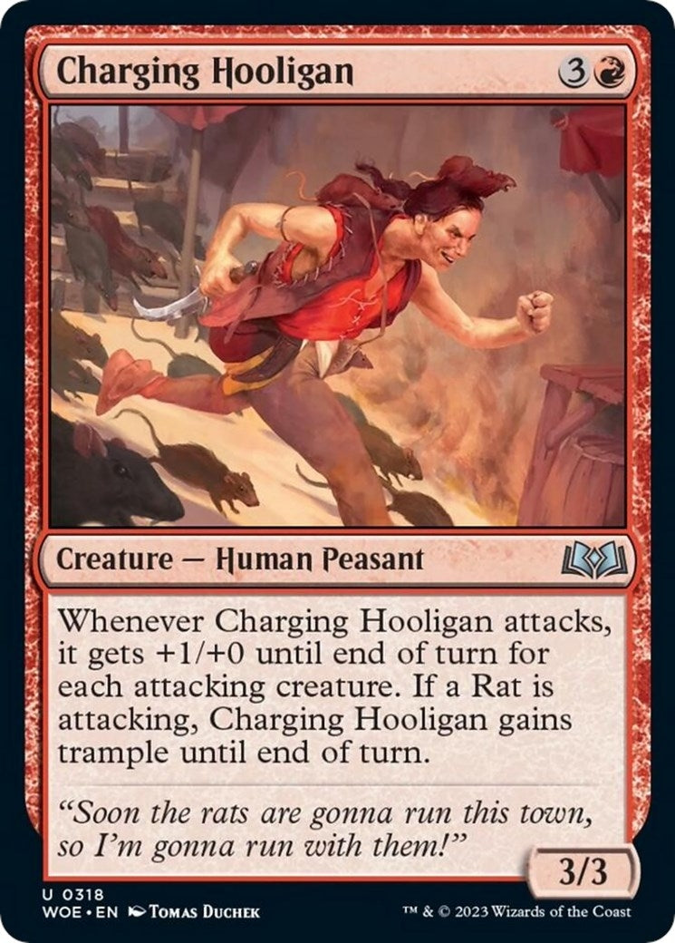 Image for Charging Hooligan (Wilds of Eldraine) (318) - Magic: The Gathering