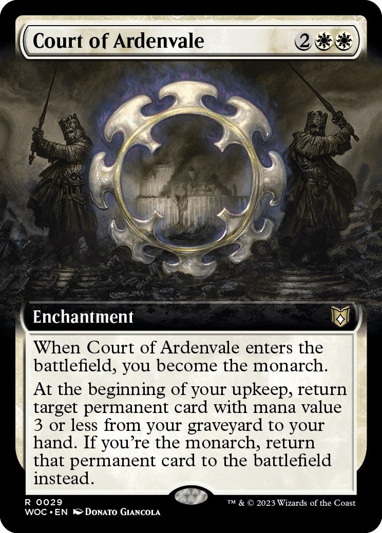 Image for Court of Ardenvale (Extended Art) (Commander: Wilds of Eldraine) (29) - Magic: The Gathering