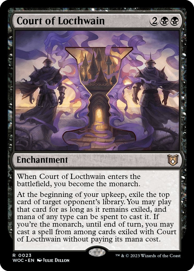 Image for Court of Locthwain (Commander: Wilds of Eldraine) (23) - Magic: The Gathering