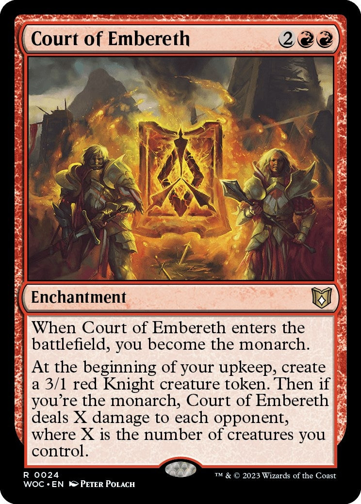 Image for Court of Embereth (Commander: Wilds of Eldraine) (24) - Magic: The Gathering