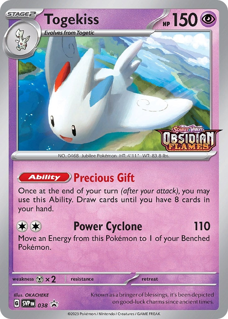 Image for Togekiss - 038 (Prerelease) (SV: Scarlet & Violet Promo Cards) (038) - Pokemon