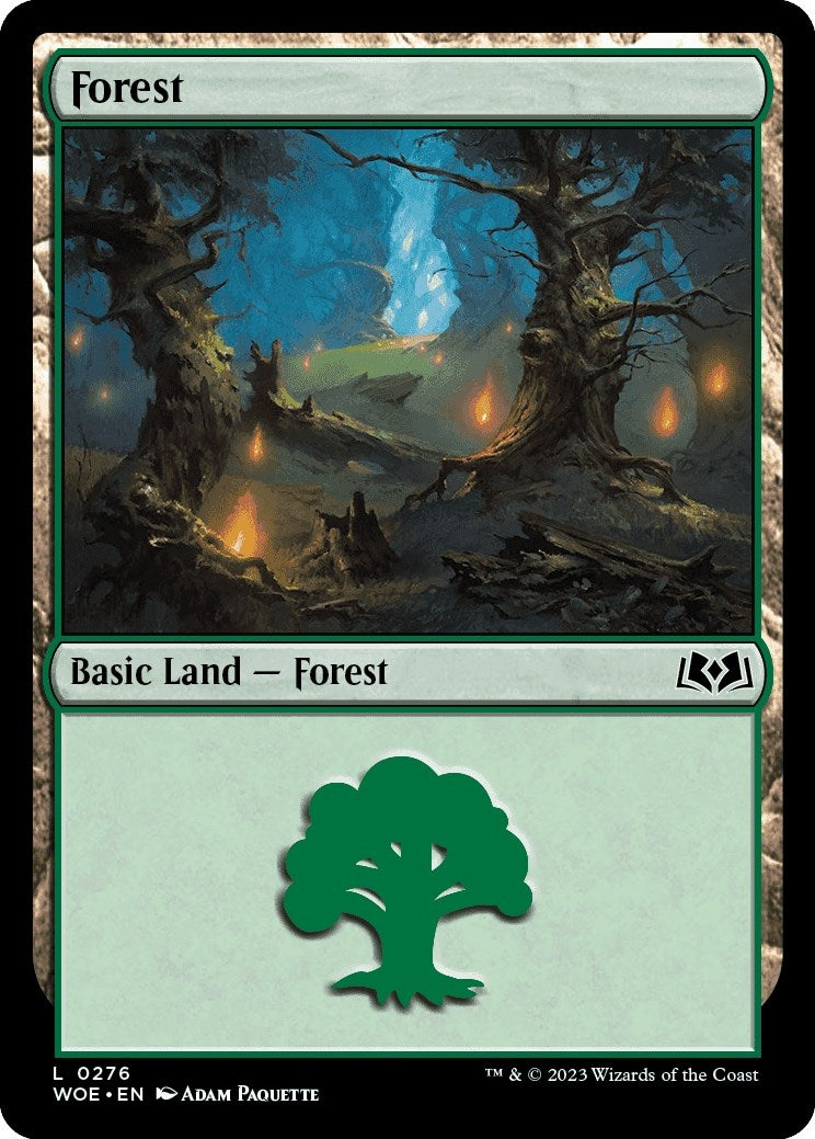 Image for Forest (0276) (Wilds of Eldraine) (276) - Magic: The Gathering