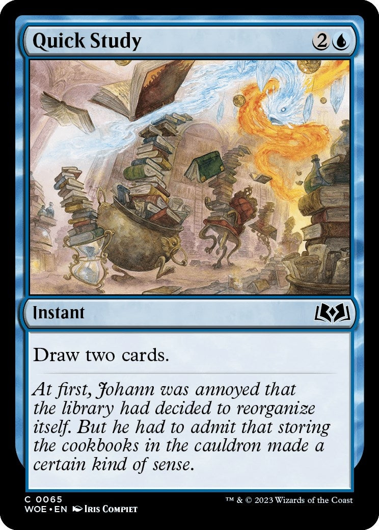 Image for Quick Study (Wilds of Eldraine) (65) - Magic: The Gathering