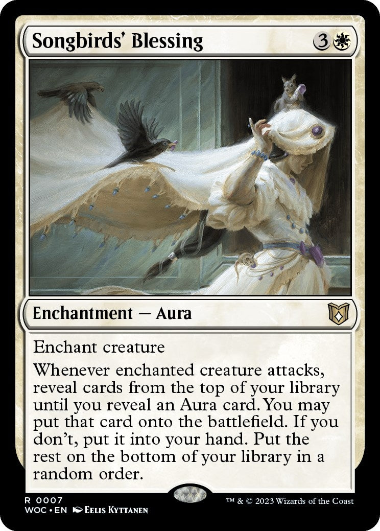 Image for Songbirds' Blessing (Commander: Wilds of Eldraine) (7) - Magic: The Gathering