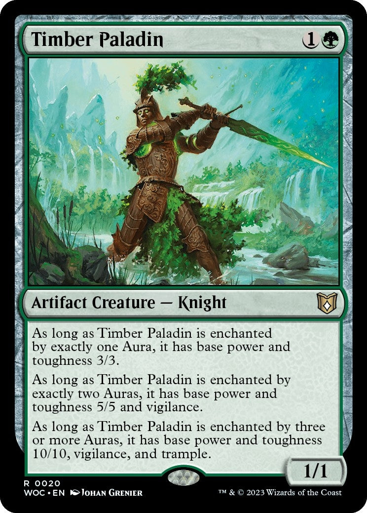 Image for Timber Paladin (Commander: Wilds of Eldraine) (20) - Magic: The Gathering