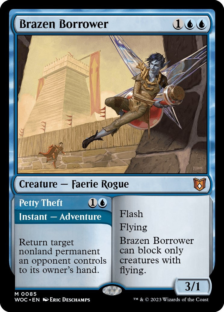 Image for Brazen Borrower (Commander: Wilds of Eldraine) (85) - Magic: The Gathering