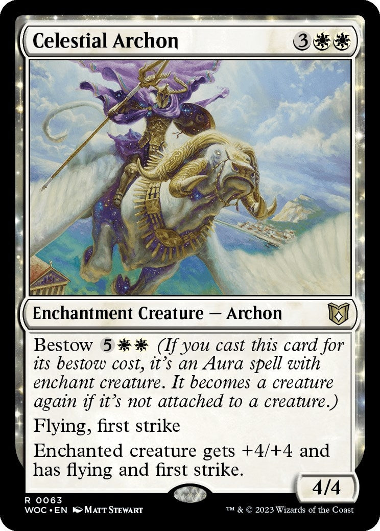 Image for Celestial Archon (Commander: Wilds of Eldraine) (63) - Magic: The Gathering