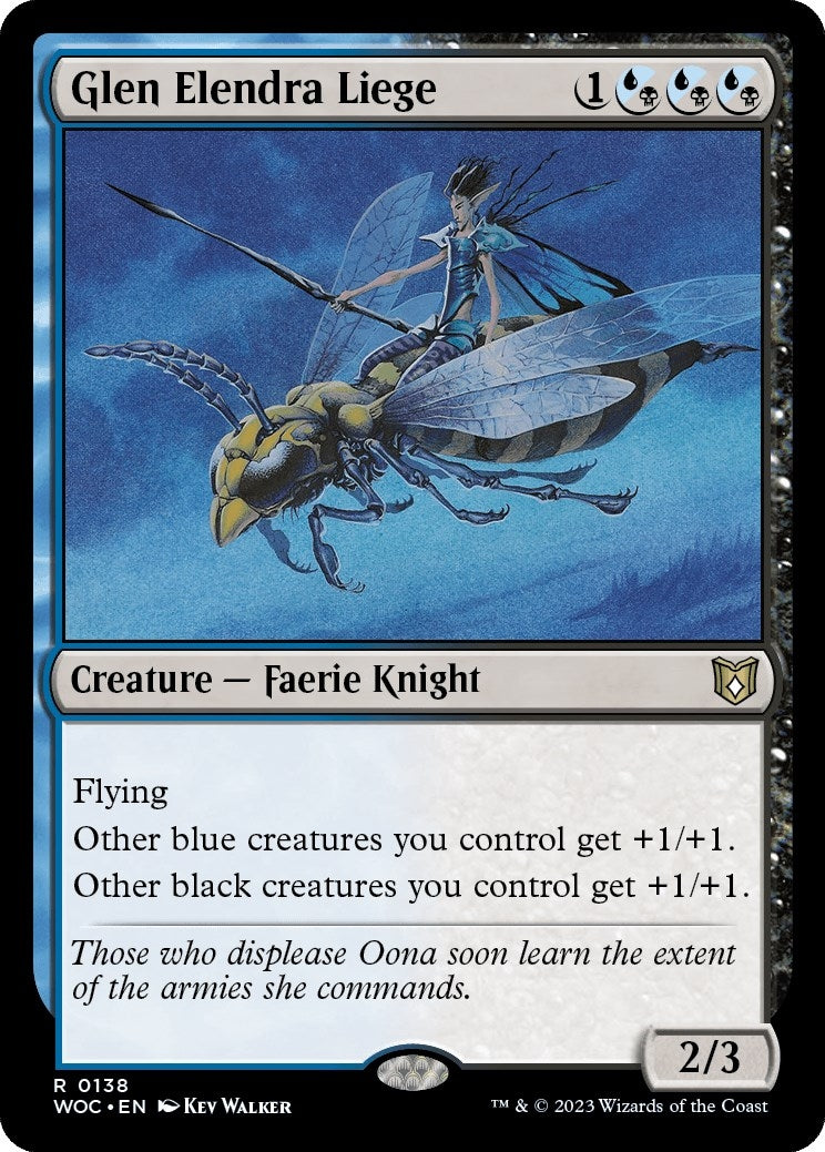 Image for Glen Elendra Liege (Commander: Wilds of Eldraine) (138) - Magic: The Gathering