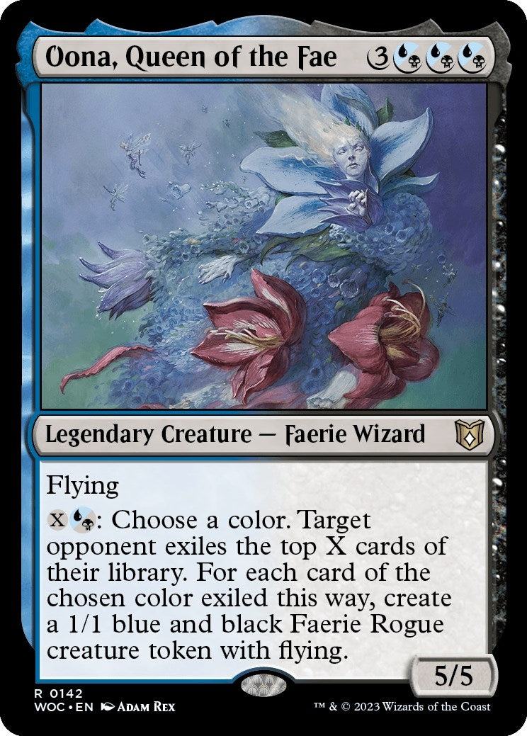 Image for Oona, Queen of the Fae (Commander: Wilds of Eldraine) (142) - Magic: The Gathering