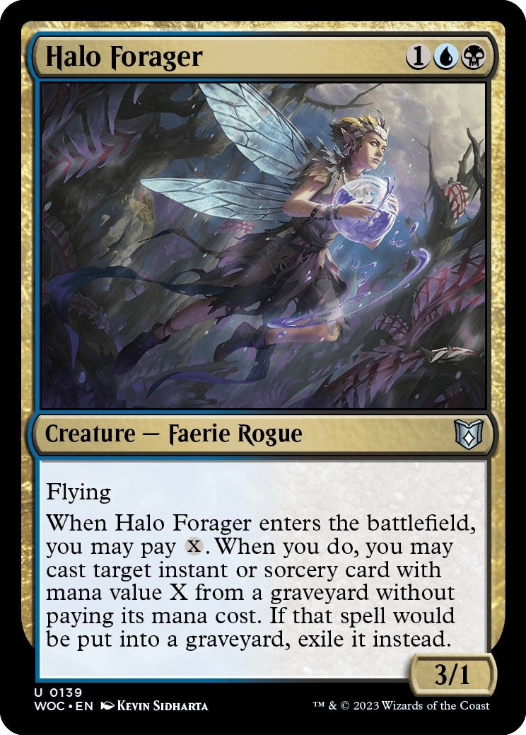 Image for Halo Forager (Commander: Wilds of Eldraine) (139) - Magic: The Gathering
