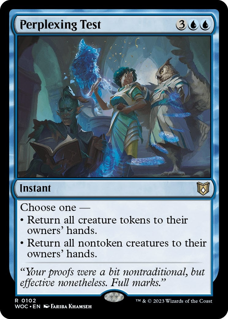 Image for Perplexing Test (Commander: Wilds of Eldraine) (102) - Magic: The Gathering