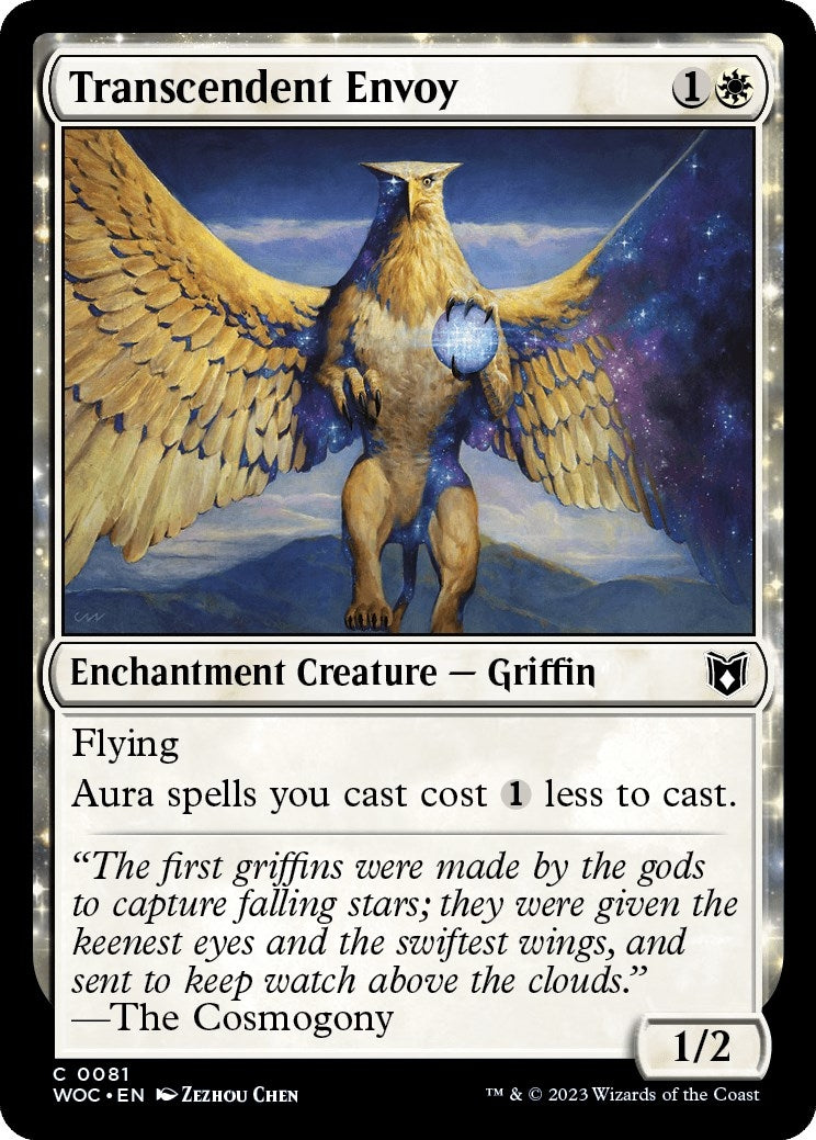 Image for Transcendent Envoy (Commander: Wilds of Eldraine) (81) - Magic: The Gathering