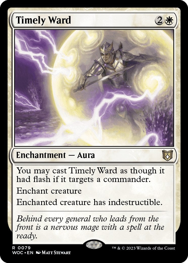 Image for Timely Ward (Commander: Wilds of Eldraine) (79) - Magic: The Gathering