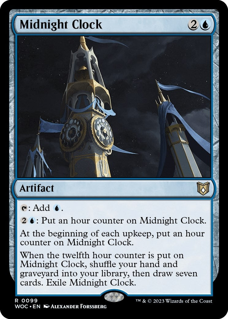 Image for Midnight Clock (Commander: Wilds of Eldraine) (99) - Magic: The Gathering