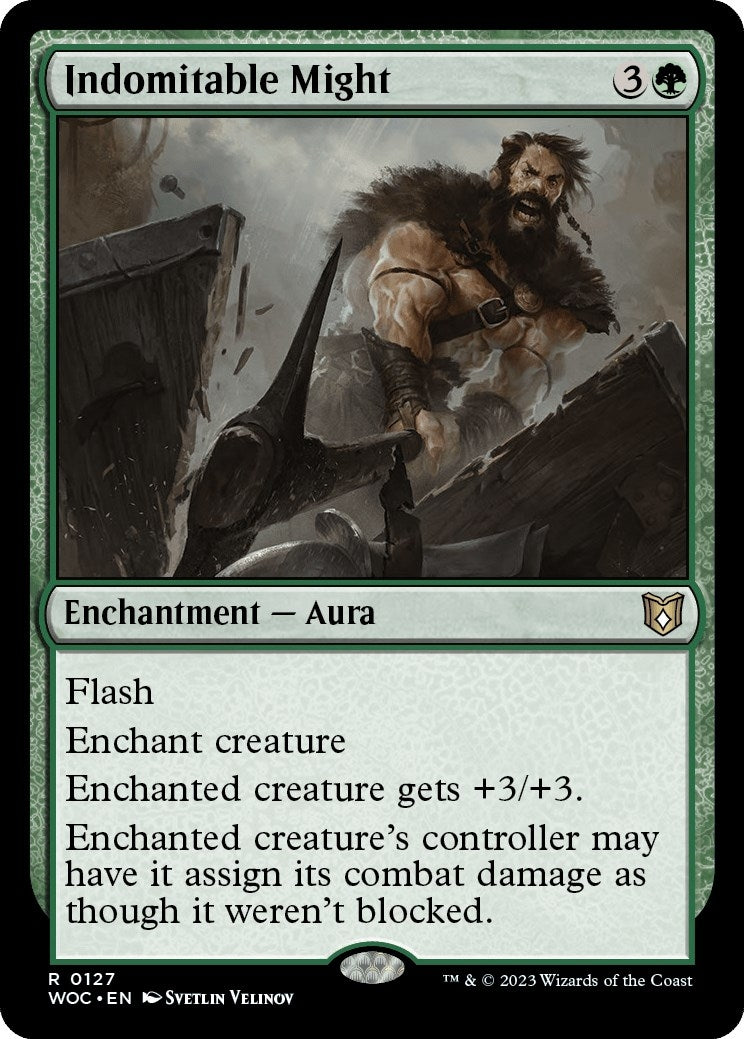 Image for Indomitable Might (Commander: Wilds of Eldraine) (127) - Magic: The Gathering