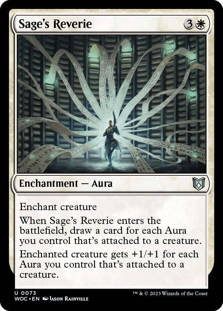 Image for Sage's Reverie (Commander: Wilds of Eldraine) (73) - Magic: The Gathering