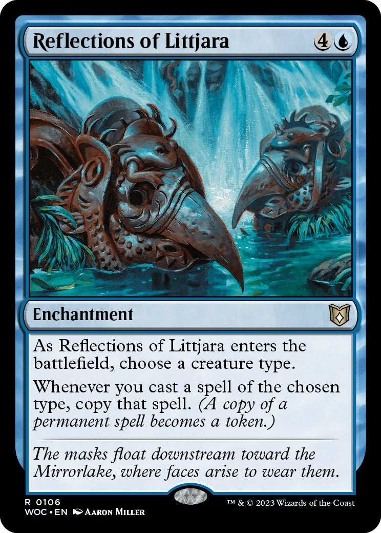 Image for Reflections of Littjara (Commander: Wilds of Eldraine) (106) - Magic: The Gathering