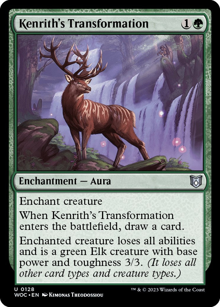 Image for Kenrith's Transformation (Commander: Wilds of Eldraine) (128) - Magic: The Gathering