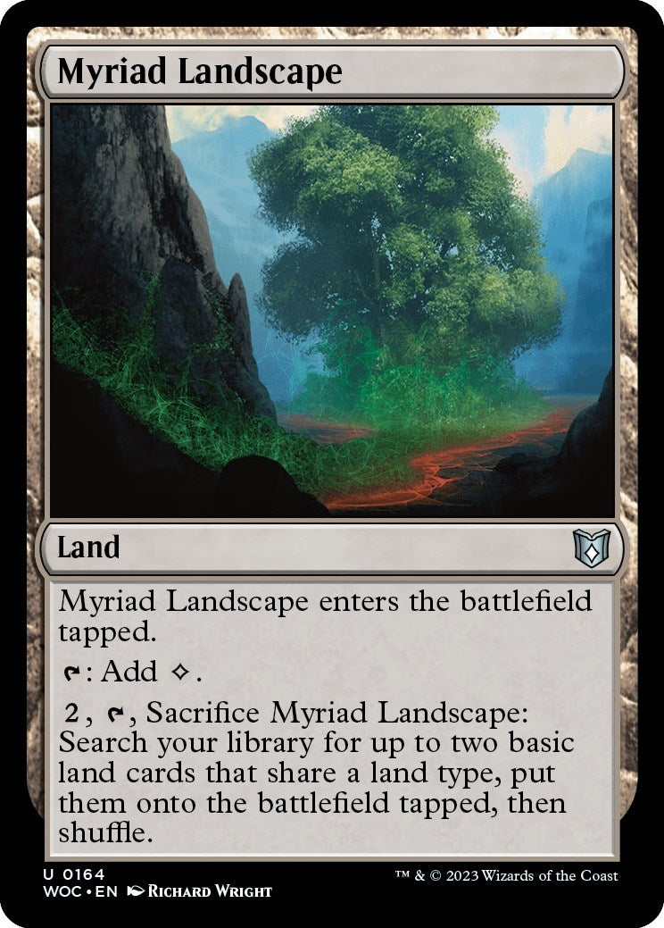 Image for Myriad Landscape (Commander: Wilds of Eldraine) (164) - Magic: The Gathering