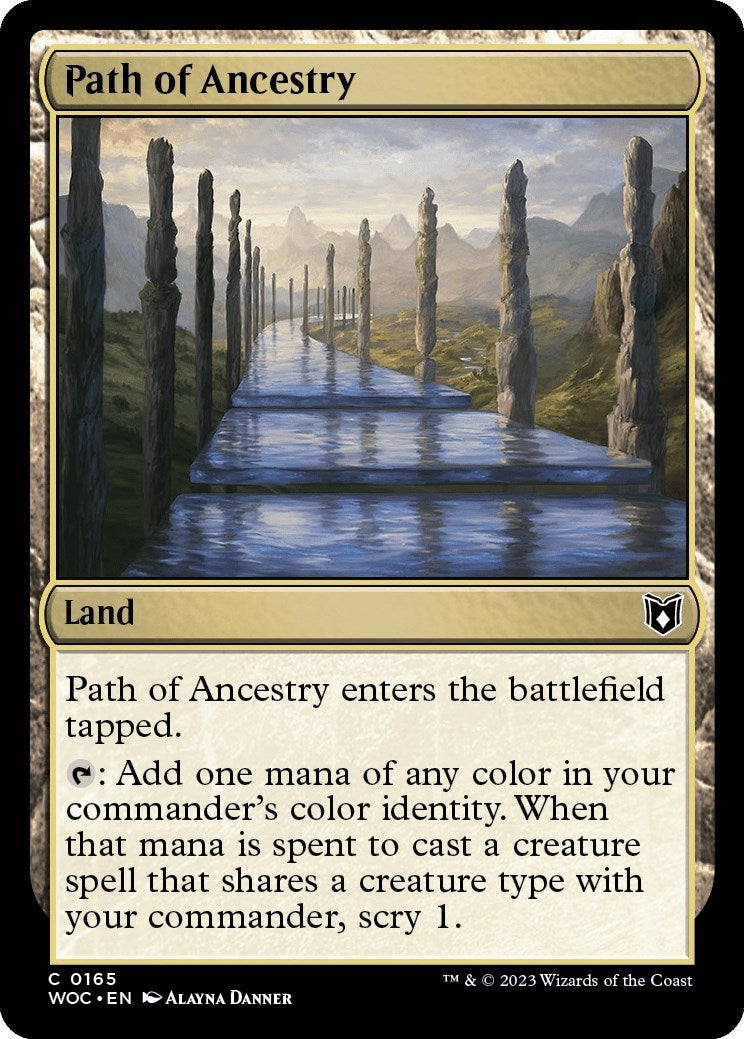 Image for Path of Ancestry (Commander: Wilds of Eldraine) (165) - Magic: The Gathering