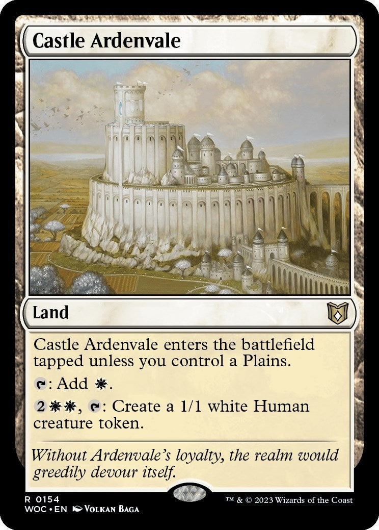 Image for Castle Ardenvale (Commander: Wilds of Eldraine) (154) - Magic: The Gathering