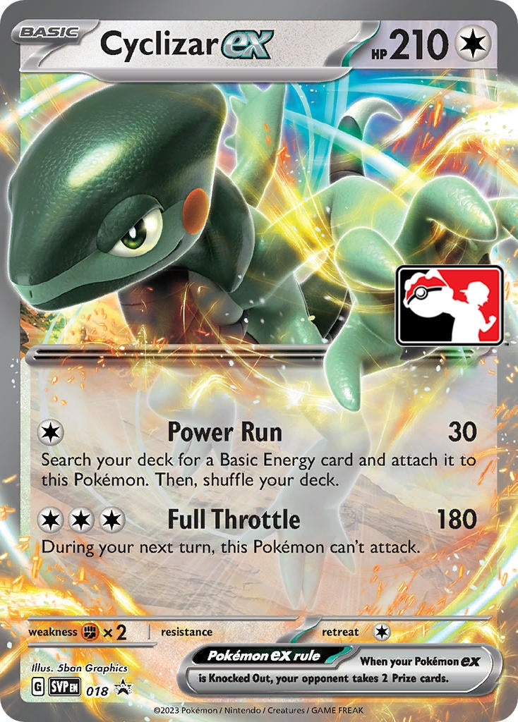 Image for Cyclizar ex (Prize Pack Series Cards) (018) - Pokemon