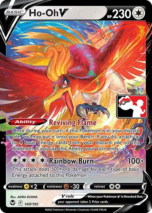 Image for Ho-Oh V (Prize Pack Series Cards) (140/195) - Pokemon