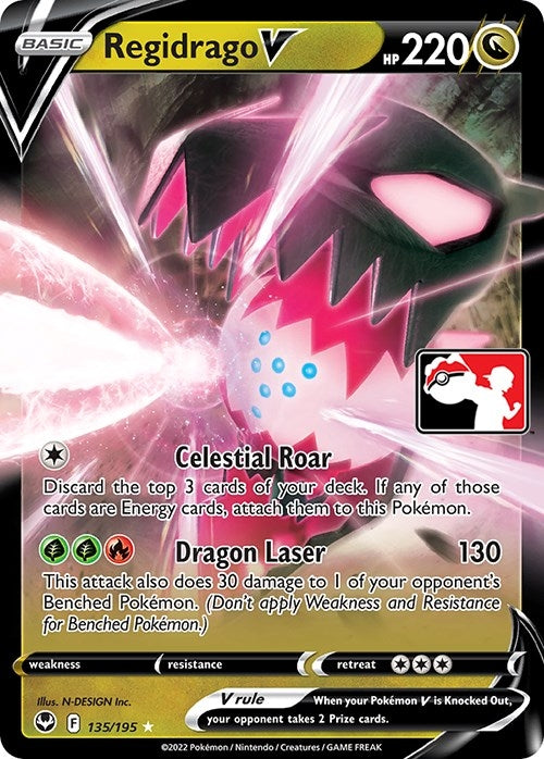 Image for Regidrago V (Prize Pack Series Cards) (135/195) - Pokemon