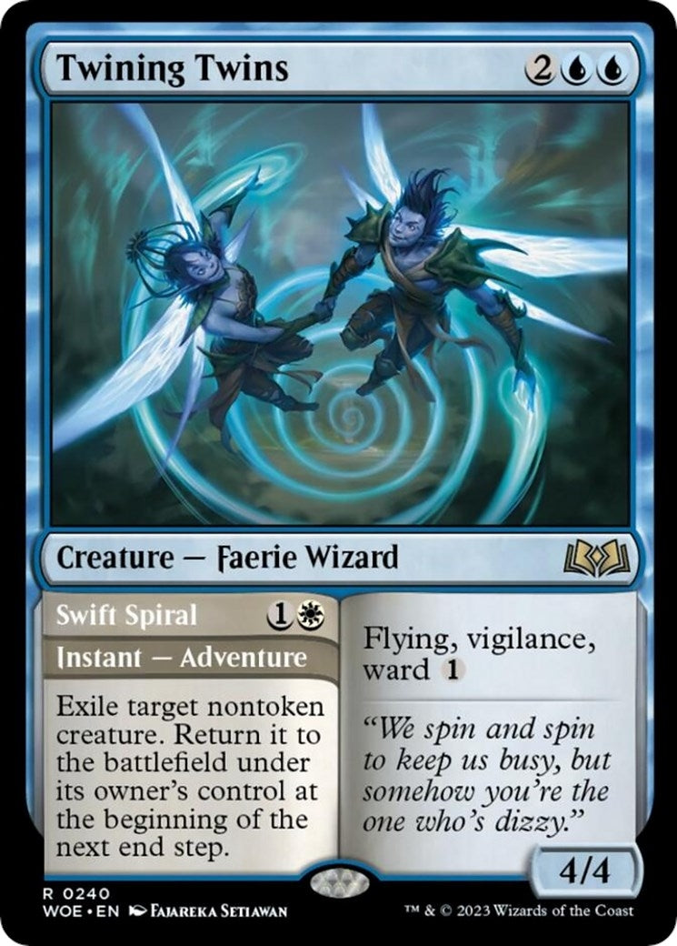 Image for Twining Twins (Wilds of Eldraine) (240) - Magic: The Gathering