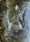 Image for Horned Loch-Whale Art Card (Art Series: Wilds of Eldraine) (6) - Magic: The Gathering