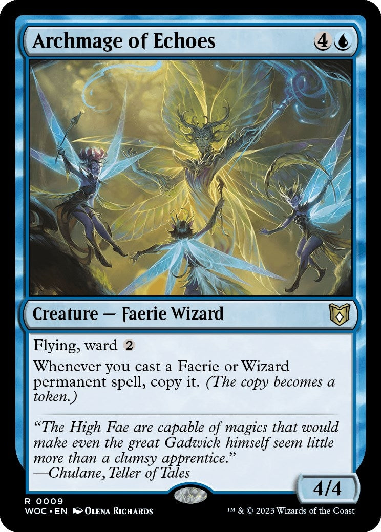 Image for Archmage of Echoes (Commander: Wilds of Eldraine) (9) - Magic: The Gathering