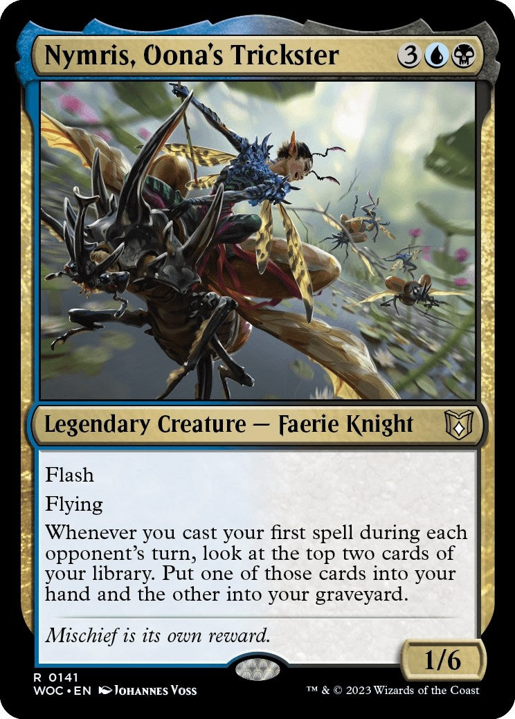 Image for Nymris, Oona's Trickster (Commander: Wilds of Eldraine) (141) - Magic: The Gathering