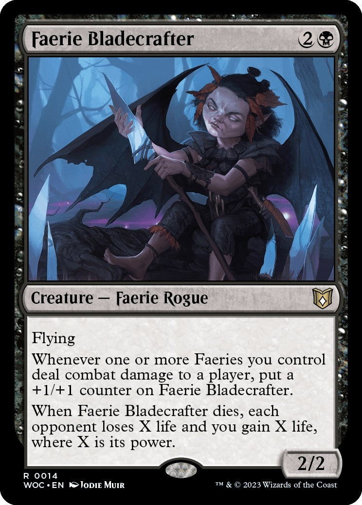 Image for Faerie Bladecrafter (Commander: Wilds of Eldraine) (14) - Magic: The Gathering