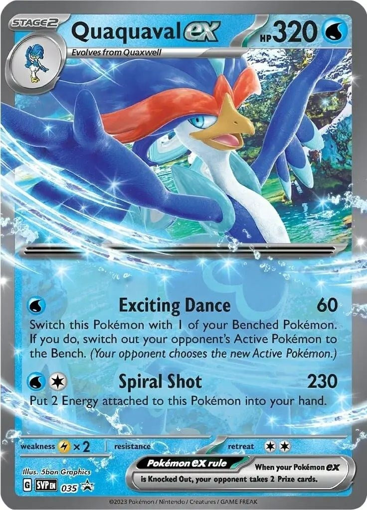 Image for Quaquaval ex - 035 (SV: Scarlet & Violet Promo Cards) (035) - Pokemon