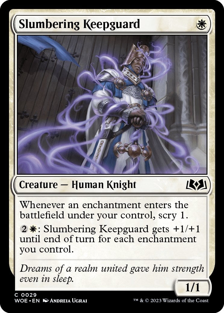 Image for Slumbering Keepguard (Wilds of Eldraine) (29) - Magic: The Gathering