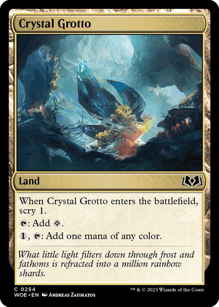 Image for Crystal Grotto (Wilds of Eldraine) (254) - Magic: The Gathering