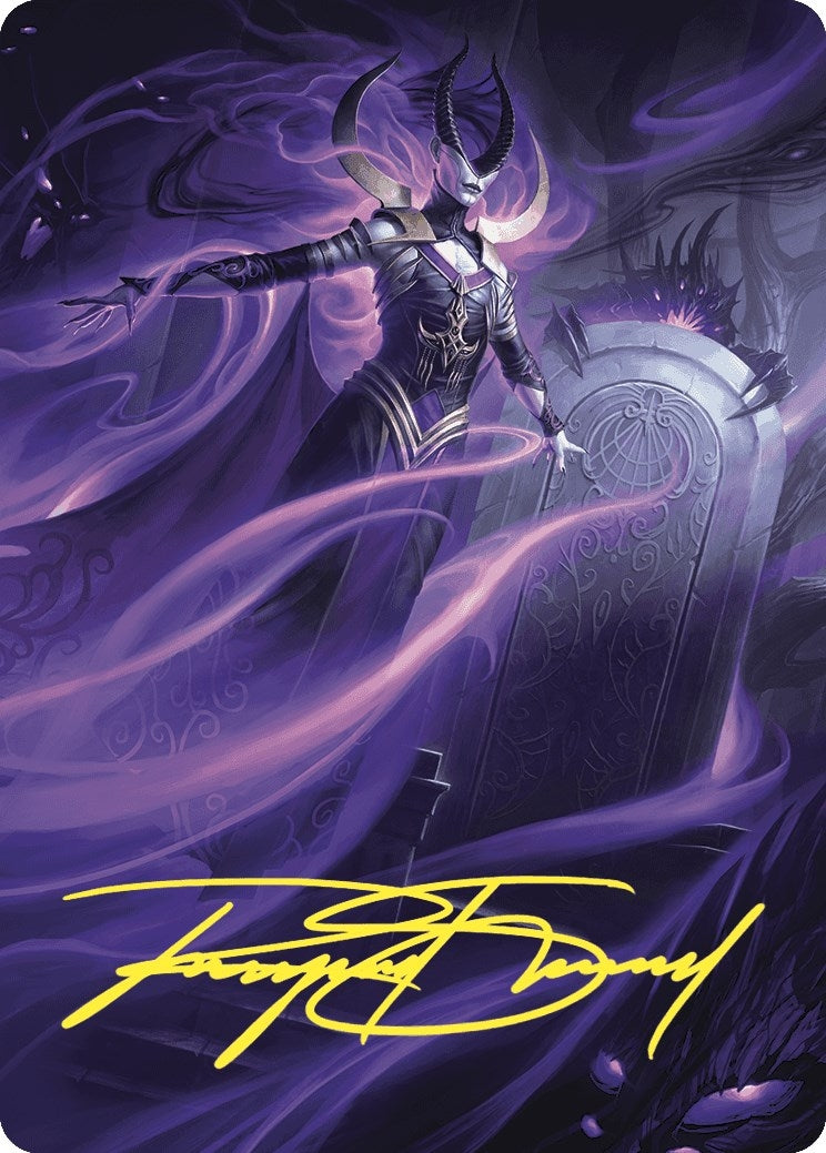 Image for Ashiok, Wicked Manipulator Art Card (10/81) (Gold-Stamped Signature) (Art Series: Wilds of Eldraine) (10) - Magic: The Gathering