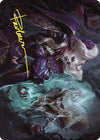 Image for Conceited Witch Art Card (Gold-Stamped Signature) (Art Series: Wilds of Eldraine) (11) - Magic: The Gathering