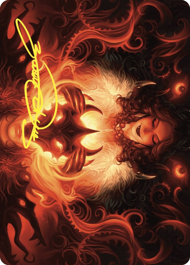 Image for Witch's Mark Art Card (Gold-Stamped Signature) (Art Series: Wilds of Eldraine) (21) - Magic: The Gathering