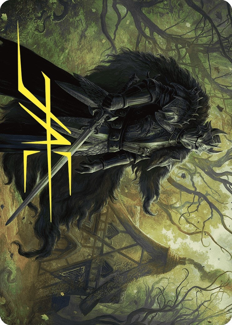 Image for Agatha's Champion Art Card (Gold-Stamped Signature) (Art Series: Wilds of Eldraine) (22) - Magic: The Gathering