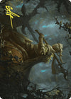 Image for Verdant Outrider Art Card (Gold-Stamped Signature) (Art Series: Wilds of Eldraine) (28) - Magic: The Gathering