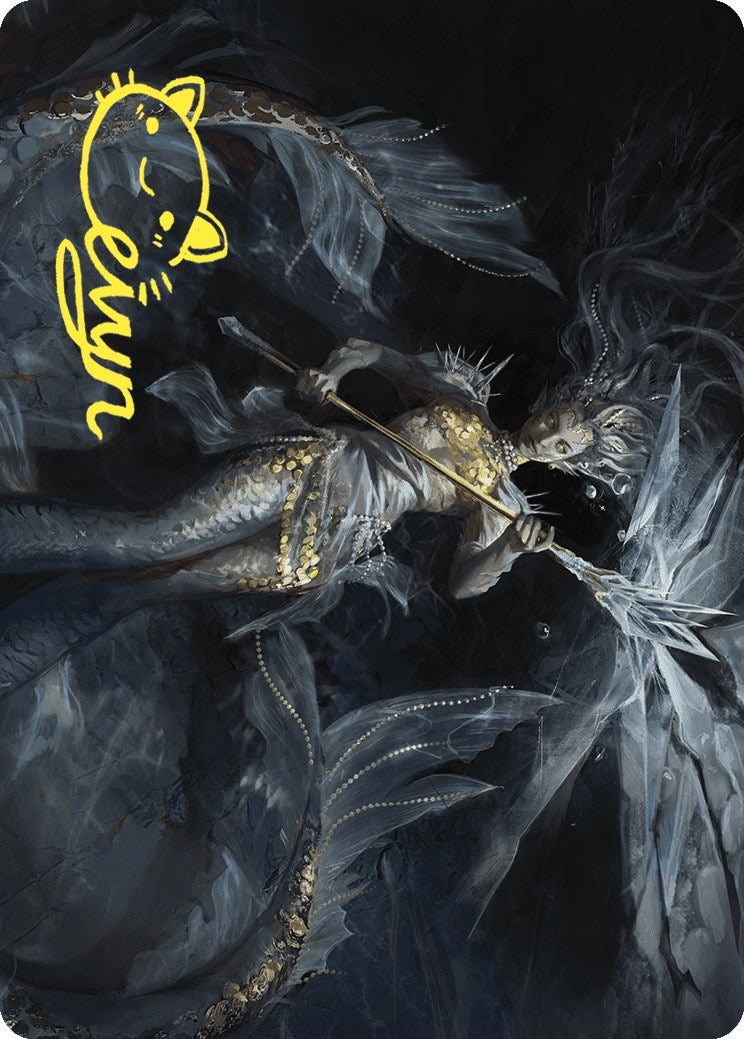Image for Sharae of Numbing Depths Art Card (Gold-Stamped Signature) (Art Series: Wilds of Eldraine) (32) - Magic: The Gathering
