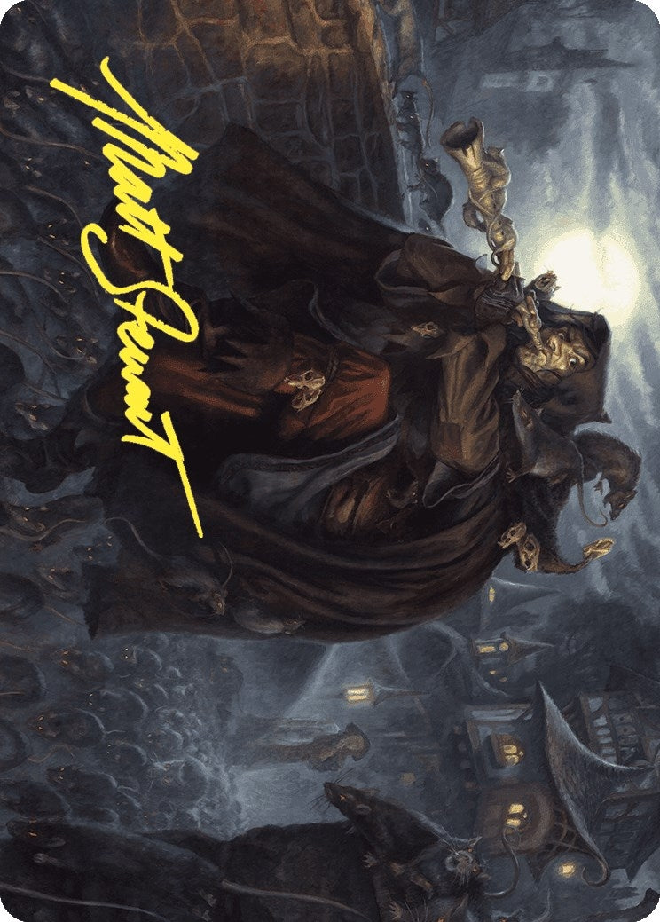 Image for Totentanz, Swarm Piper Art Card (Gold-Stamped Signature) (Art Series: Wilds of Eldraine) (33) - Magic: The Gathering