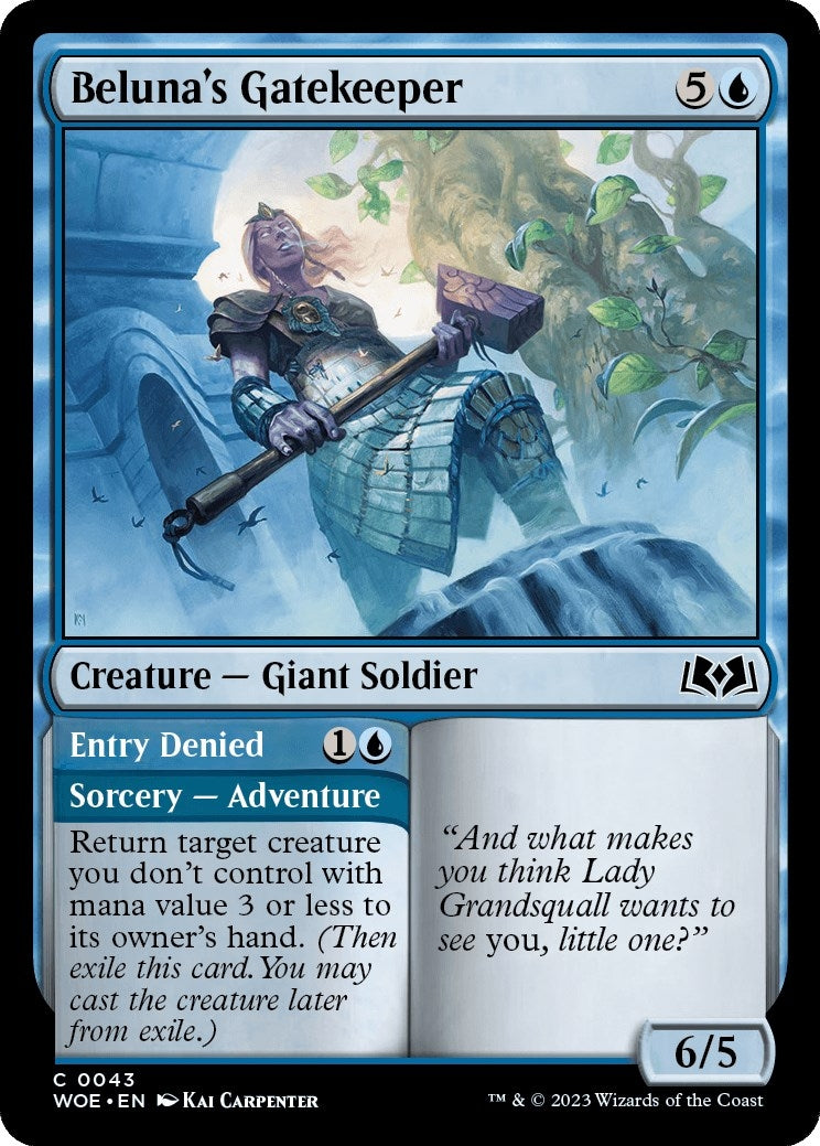 Image for Beluna's Gatekeeper (Wilds of Eldraine) (43) - Magic: The Gathering