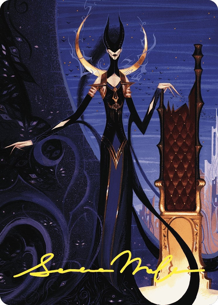 Image for Ashiok, Wicked Manipulator Art Card (57/81) (Gold-Stamped Signature) (Art Series: Wilds of Eldraine) (57) - Magic: The Gathering