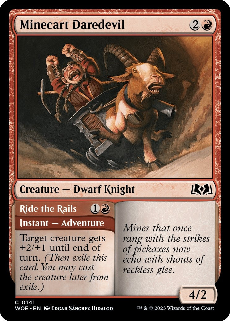 Image for Minecart Daredevil (Wilds of Eldraine) (141) - Magic: The Gathering